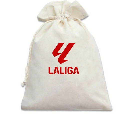 Подарочный мешочек, белый, La Liga