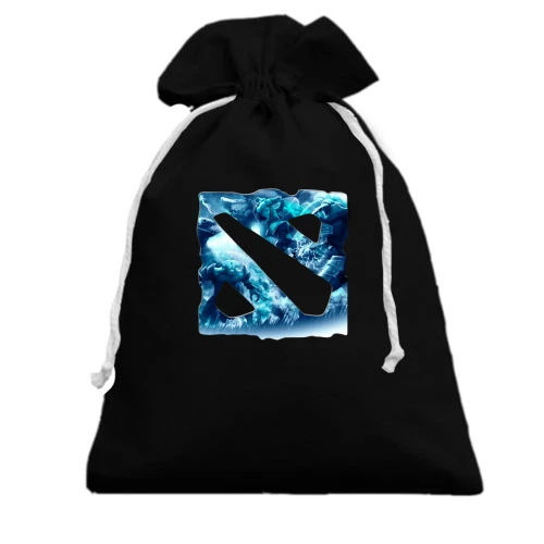 Подарочный мешочек Dota 2 Blue logo