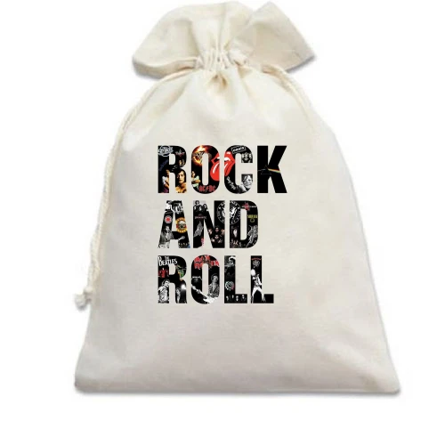 Подарочный мешочек Rock And Roll (Рок группы)