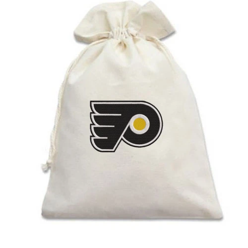 Подарочный мешочек, белый, Philadelphia Flyers