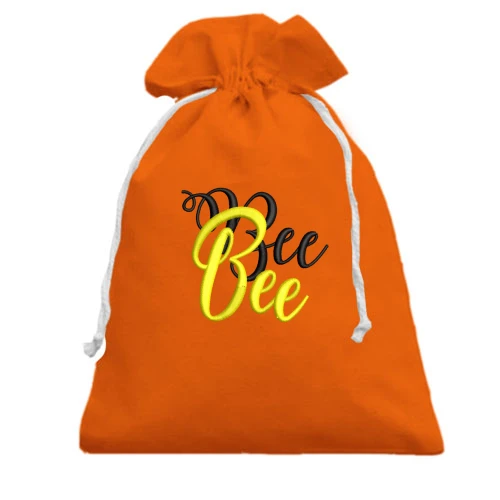 Подарунковий мішечок, помаранчевий, Bee Bee (Бджоли)