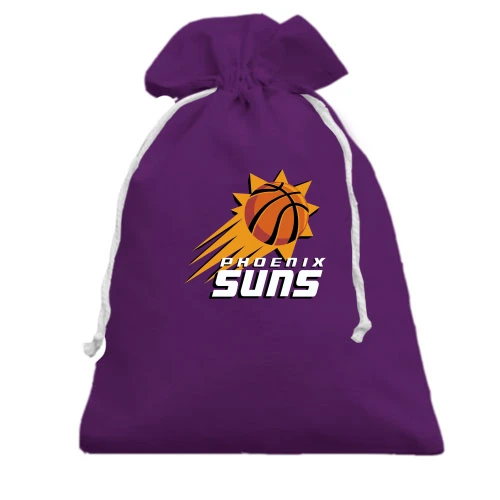 Подарунковий мішечок, фіолетовий, з емблемою Phoenix Suns у вигляді сонця