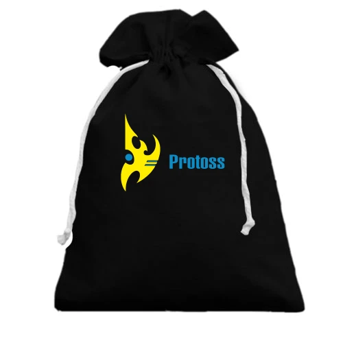 Подарочный мешочек, Черный, Starcraft Protoss