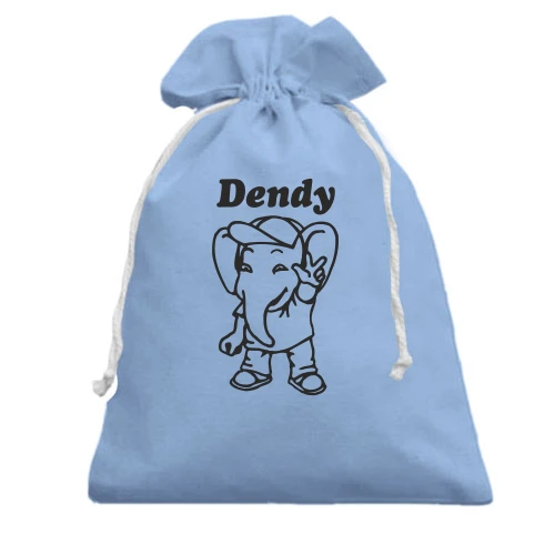 Подарочный мешочек, Голубой, Dendy