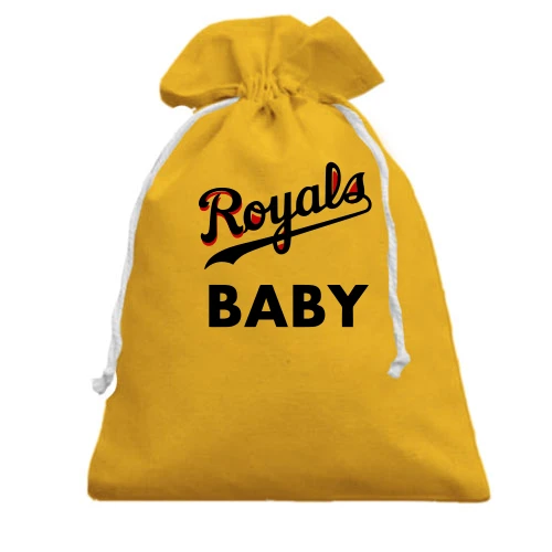 Подарочный мешочек, желтый, ROYALS BABY