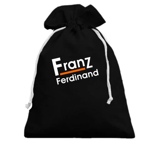 Подарочный мешочек, Черный, Franz Ferdinand