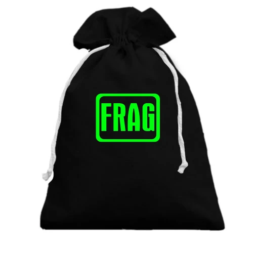 Подарочный мешочек, Черный, Frag