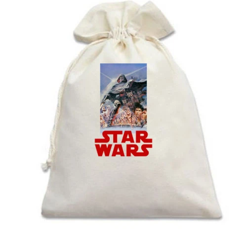 Подарунковий мішечок, Білий, Star Wars poster (3)