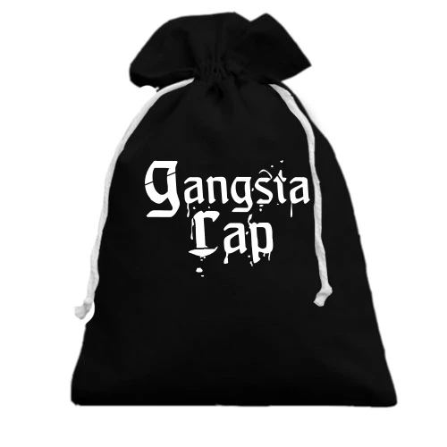 Подарочный мешочек, Черный, Gangsta Rap
