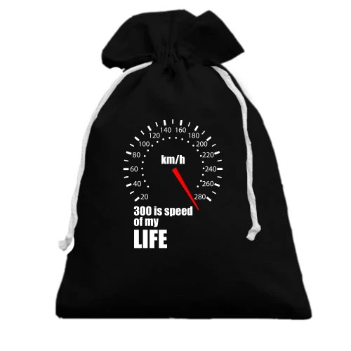 Подарочный мешочек 300 km/h