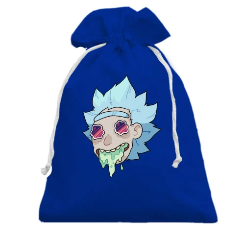 Подарунковий мішечок, блакитний, Rick