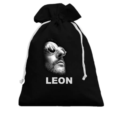 Подарунковий мішечок, чорний, Leon