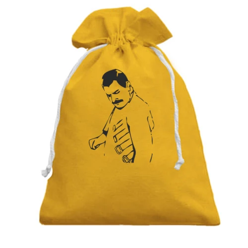 Подарочный мешочек, Желтый, Freddie Mercury