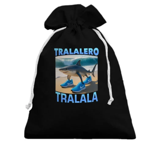 Подарочный мешочек, Черный, Tralaleo Tralala