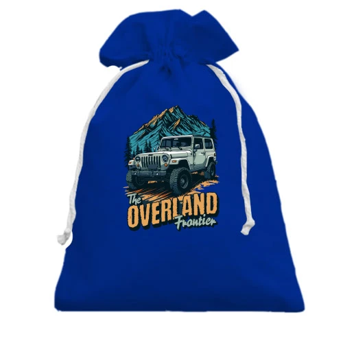 Подарунковий мішечок, блакитний, The Overland frontier