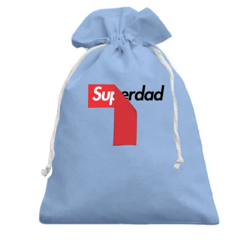 Подарунковий мішечок, Блакитний, Superdad