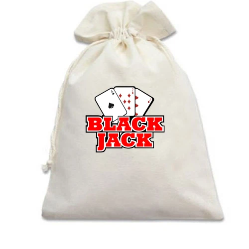 Подарочный мешочек, Голубой, Black Jack