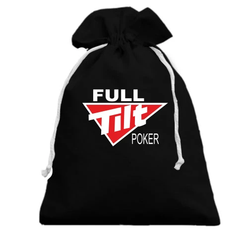 Подарочный мешочек, Черный, Full Tilt Poker