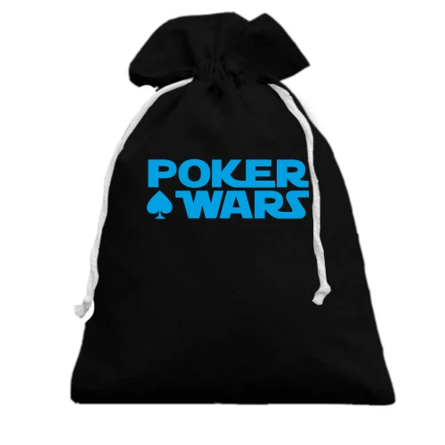Подарочный мешочек, Черный, Poker WARS 2