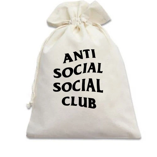 Подарунковий мішечок, Білий, Anti Social Social Club