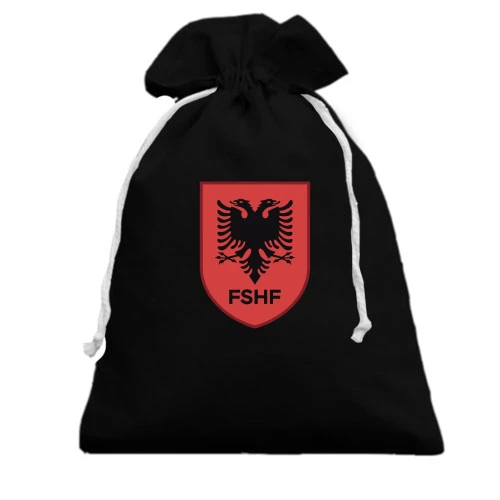 Подарочный мешочек, черный, Сборная Албании
