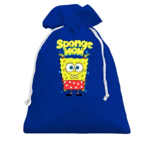Подарунковий мішечок, блакитний, Sponge mam
