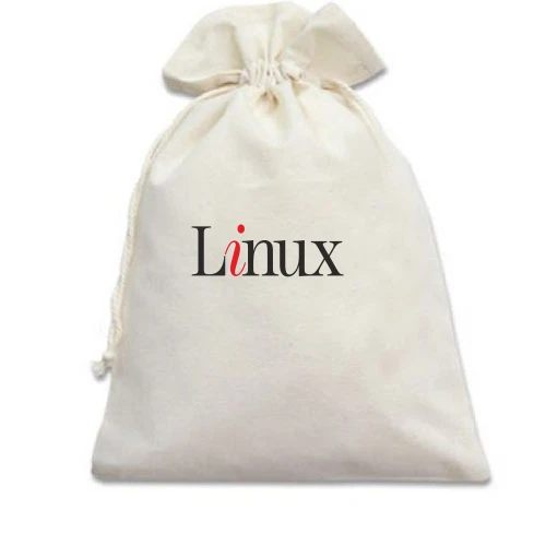 Подарунковий мішечок, білий, Linux