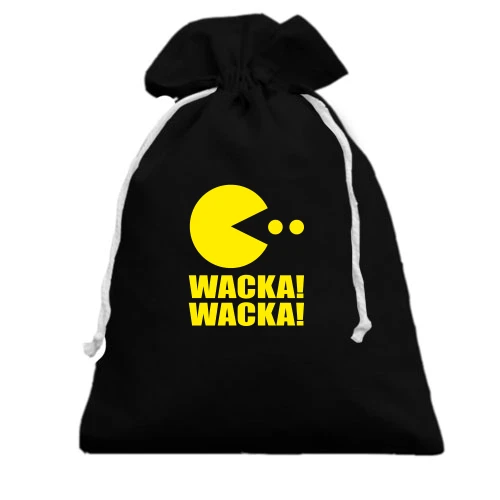 Подарочный мешочек, черный, Pac-man