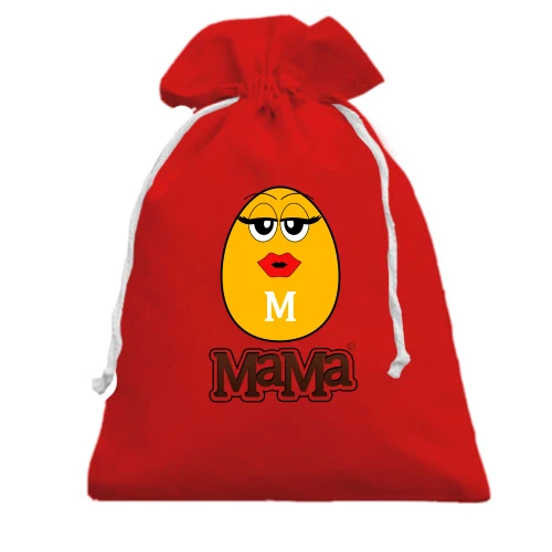 Подарунковий мішечок, червоний, M&M’s (Мама)