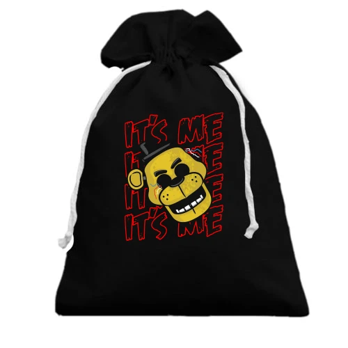 Подарочный мешочек, Черный, FNAF Kiss Me