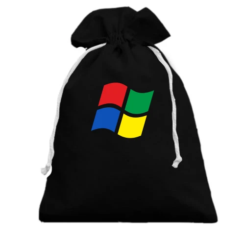 Подарочный мешочек, Черный, Windows