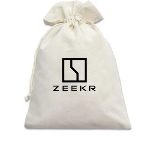 Подарочный мешочек, белый, Zeekr