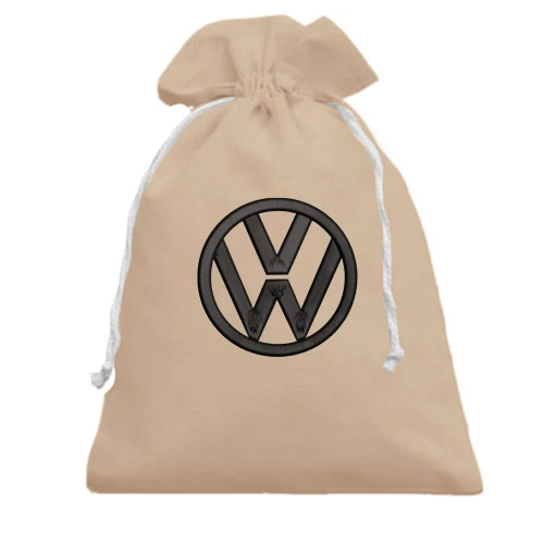 Подарочный мешочек, белый, Volkswagen