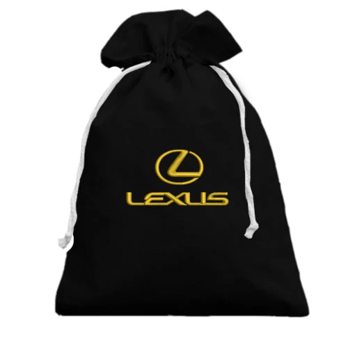 Подарочный мешочек, черный, Lexus