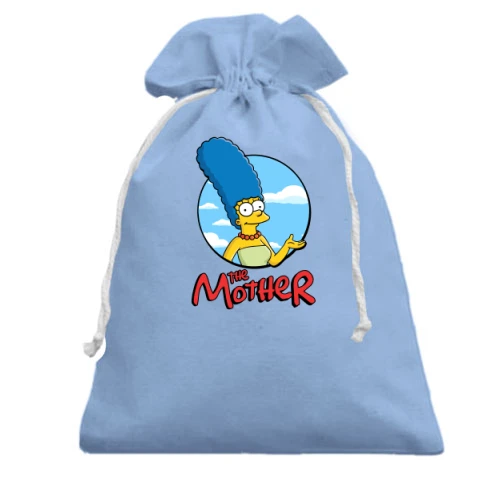 Подарунковий мішечок, блакитний, The Mother (Сімпсони)