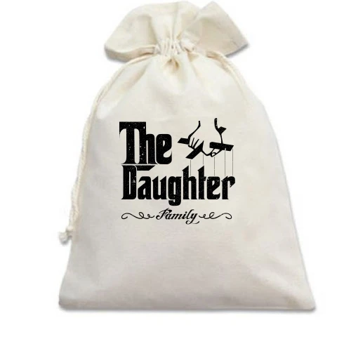 Подарочный мешочек, белый, The daughter (family)