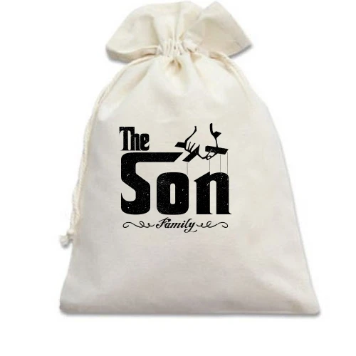 Подарочный мешочек, белый, The son (family)