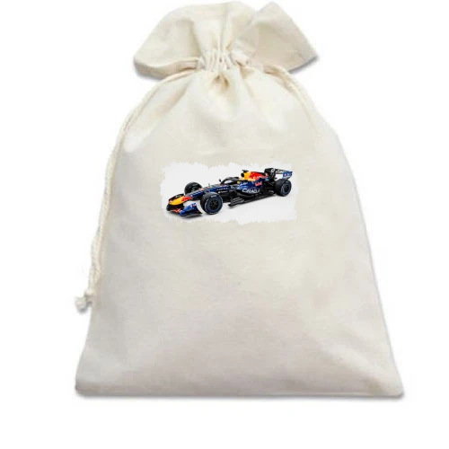Подарочный мешочек, белый, Red Bull F1