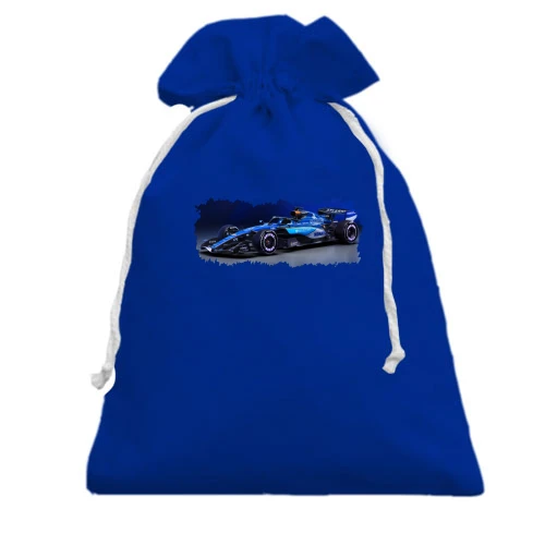 Подарочный мешочек, голубой, Williams F1