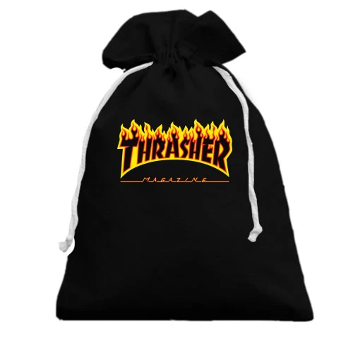 Подарунковий мішечок, чорний, Thrasher Fire