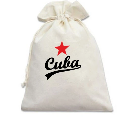 Подарунковий мішечок, білий, Куба - Cuba