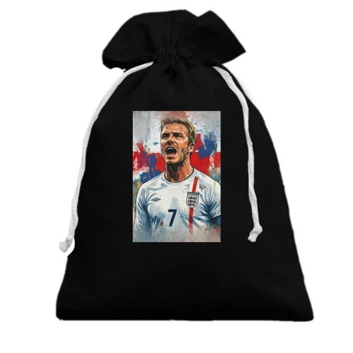 Подарочный мешочек, черный, David Beckham
