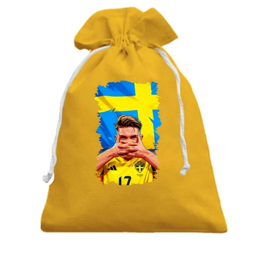 Подарунковий мішечок, жовтий, Viktor Gyökeres