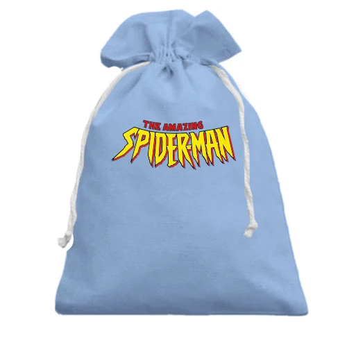 Подарочный мешочек, голубой, The Amazing Spider-Man