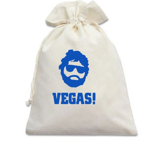 Подарунковий мішечок, білий, Vegas!