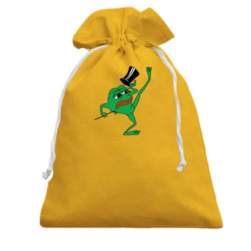 Подарочный мешочек, Желтый, pepe the frog