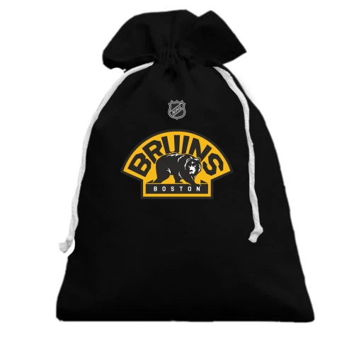 Подарочный мешочек, желтый, Boston Bruins 2