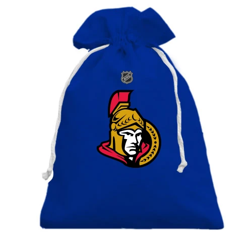 Подарочный мешочек, голубой, Ottawa Senators