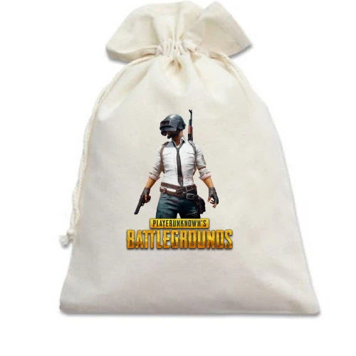 Подарочный мешочек, Белый, PlayerUnknown’s Battlegrounds (PUBG)