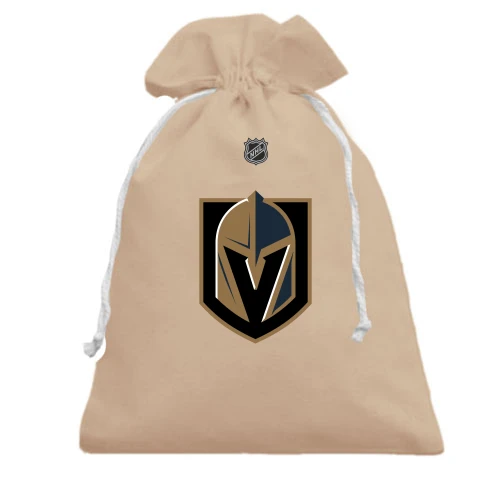 Подарочный мешочек, белый, Vegas Golden Knights